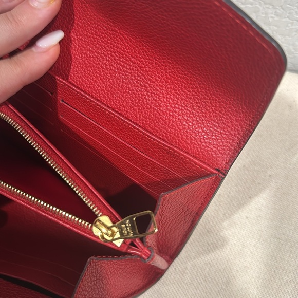 Louis Vuitton Sarah Empreinte Wallet in Scarlet - Picture 10 of 13